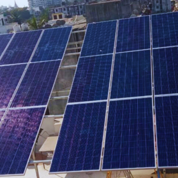 KP Green Engineering solar panels display