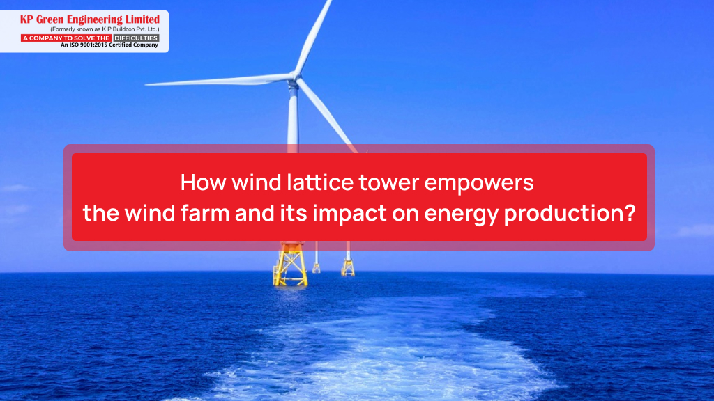 An image representing wind lattice towers empower wind farms and impact energy production