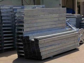 Interior view of KP Green Engineering’s steel fabrication workshop